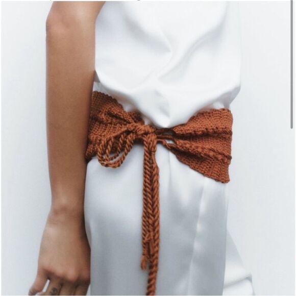 Zara crochet sash belt - Picture 3 of 7